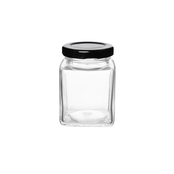 Buy Wholesale China 240ml Glass Food Jars With Black Lid Wholesale Glass  Bottles For Jam Salt Jars And Bottles Mason Jar & Glass Jars at USD 0.23